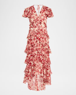 DIANE von FURSTENBERG WITTROCK マキシドレス Diane von Furstenberg Wittrock Fruit-Print Bodycon Midi