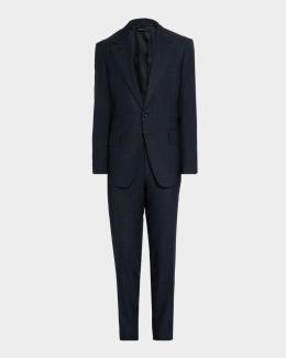 Prada Men's Single-Breasted Wool And Cashmere Suit | Neiman Marcus