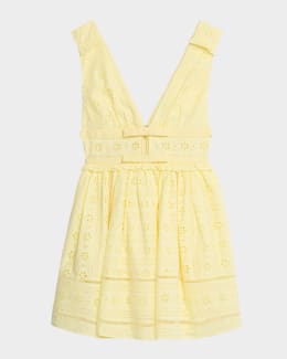Self-Portrait Sweetheart Lace Midi Dress | Neiman Marcus