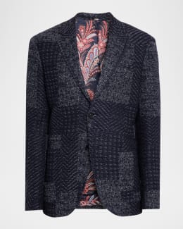 Etro Men's Lightweight Linen-Silk Sport Coat | Neiman Marcus