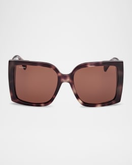 Brunello Cucinelli BC1005T Rectangular Titanium Sunglasses