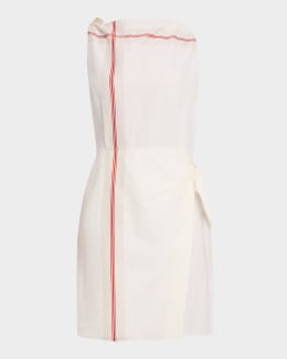 Theory Sleeveless Nappa Leather Mini Dress | Neiman Marcus