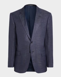 Emporio Armani Men's G Line Super 130s Pinwheel Sport Coat