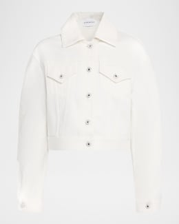 【関税&送料込】Givenchy Cropped Peacoat Cropped cotton and wool peacoat in beige - Givenchy | Mytheresa