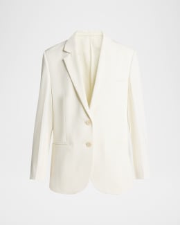 クロエ Chloe Single Breast Jacket Chloe Single-Breasted Tailored Jacket | Neiman Marcus