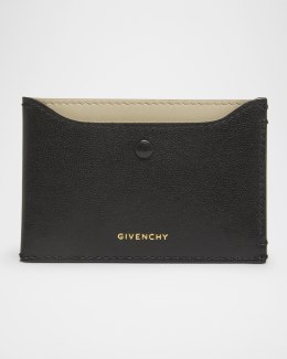 新品★GIVENCHY★VOYOU BIFOLD ウォレット 黒 Givenchy Voyou Bifold Wallet in Tumbled Leather | Neiman Marcus