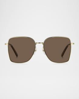 Marc Jacobs Geometric Metal & Acetate Square Sunglasses  display picture 2