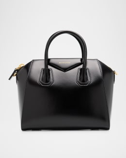 Givenchy Antigona Cube Mini Top-Handle Bag in Shiny Tumbled