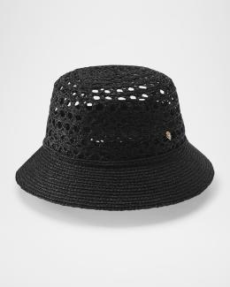 Helen Kaminski Esther Raffia Bucket Hat | Neiman Marcus display picture 2