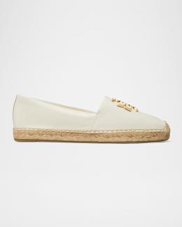 Tory Burch Leather Medallion Lug-Sole Loafers | Neiman Marcus display picture 3