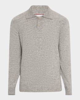 Brunello Cucinelli Men's Fine Gauge Crewneck Sweater
