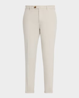 【関税＆送料込み】Brunello Cucinelli White Five-Pocket Pat Brunello Cucinelli - Snow White 5 Pocket Pant | Mitchell Stores