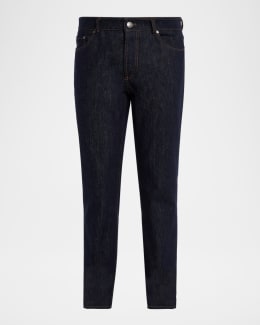 ボトムスその他 Givenchy Dark blue denim jeans Givenchy Men's Straight-Fit Black Denim Jeans | Neiman Marcus