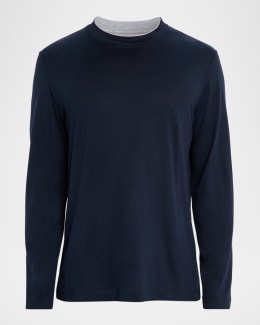 【送料&関税込】Brunello Cucinelli Bead-detailed Crewneck T- BRUNELLO CUCINELLI Crew Neck T-shirt | Sam Malouf Authentic