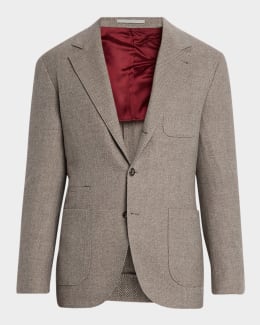 Brunello Cucinelli Men's Super 150s Lightweight Wool and