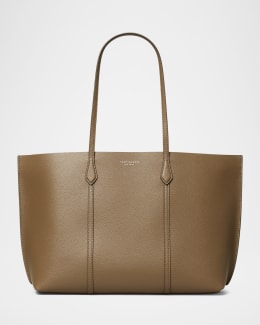 tory burch perry トートバッグ Tory Burch Perry Leather Shopper Tote Bag | Neiman Marcus