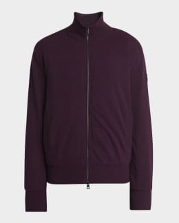 モンクレール フロントジッパー付き MONCLER (モンクレール) フロントダウン フルジップ ニット