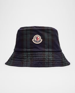 Moncler Men's Edit Reversible Bucket Hat | Neiman Marcus