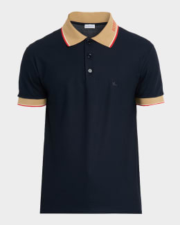 Cotton-blend polo dress in black - Burberry | Mytheresa