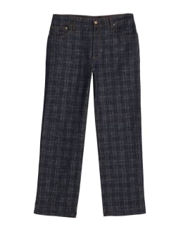パンツ 90s Burberry two tuck glen check slacks 90s Burberry two tuck glen check slacks