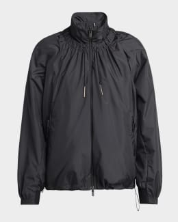 関税込 Moncler AUXONNE WINDBREAKER Moncler Auxonne Windbreaker | Black | FARFETCH