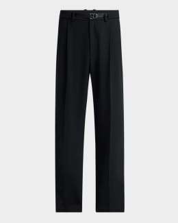 Saint Laurent Men's Wool Gabardine Pants | Neiman Marcus