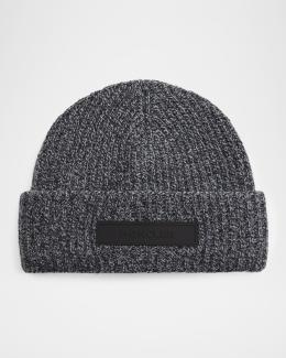 MCM patch logo Grey Beanie Magnus Patch Beanie - Grey Camo – Magnus Walker main image 3