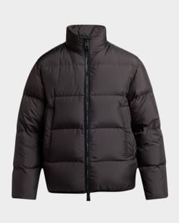 Moncler Men's Benamou Short Down Jacket | Neiman Marcus