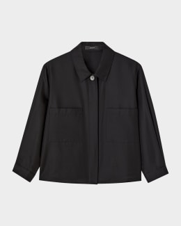 Theory 3-Button Stretch Tailored Jacket | Neiman Marcus