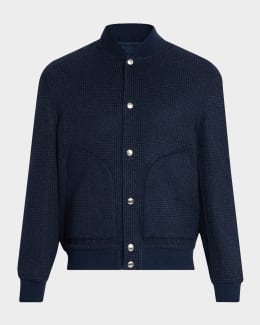 Brunello Cucinelli Men's Italian Selvedge Denim Jacket | Neiman Marcus