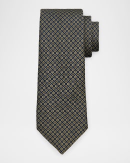 TOM FORD Men's Houndstooth Silk Tie | Neiman Marcus