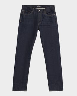 TOM FORD Men's Selvedge Denim Slim-Leg Jeans | Neiman Marcus