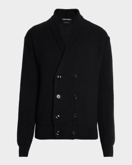 TOM FORD Men's Merino Wool Cardigan Sweater | Neiman Marcus