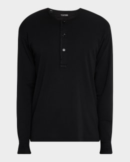 TOM FORD Men's Long-Sleeve Solid T-Shirt | Neiman Marcus
