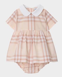 Girl's Cambridge Cotton Check Sneakers, Baby