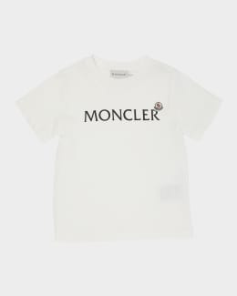 Moncler Boy's Embroidered Logo-Print T-Shirt, Size 8-10