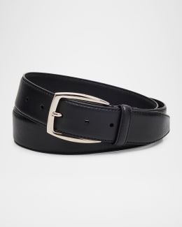 ブリオーニベルト Brioni Men's Twist Buckle Reversible Belt | Neiman Marcus