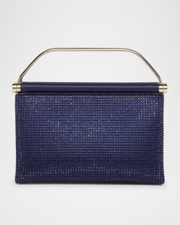 Akris Alice Mini Embellished Satin Top-Handle Bag | Neiman Marcus
