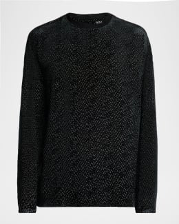 Brunello Cucinelli Men's Marled Crewneck T-Shirt | Neiman Marcus