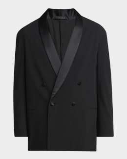 Emporio Armani Super 130s Wool Two-Piece Tuxedo | Neiman Marcus