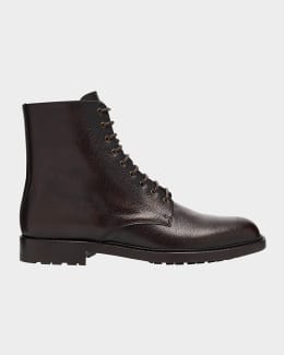新作2017☆BOTTEGA VENETAイントレチャート☆クリスチャンルブタン Bottega Veneta Men's Torino Intreccio Leather Zip Ankle Boots