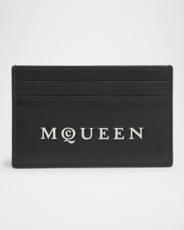 McQueen Men's Sling Zip Card Holder | Neiman Marcus