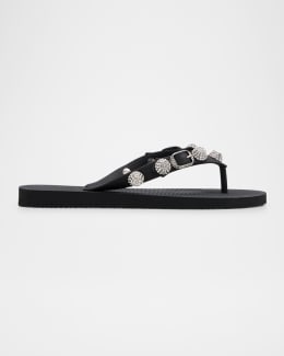 サンダル・ミュール VERSACE ALIA RUBBER THONG SANDALS Alia Rubber Thong Sandals 55 mm | VERSACE CA