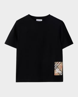 Burberry tシャツ　最終値下げ Burberry Boy's Cedar EKD Label Short-Sleeve Cotton T-Shirt, Size 3