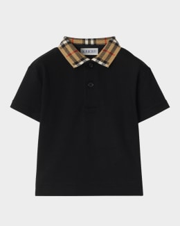 Burberry Boy's Cedar EKD Label Short-Sleeve Cotton T-Shirt, Size