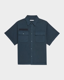 Men's Logo Oversized Short-Sleeve T-Shirt | Neiman Marcus