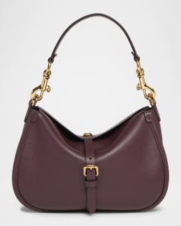 THE ROW Slouchy Banana Small Crossbody in Smooth Calfskin