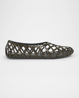 【関税&送料込】Burberry Ballerina In Pelle Burberry Sadler Quilted Lambskin Ballerina Flats | Neiman Marcus