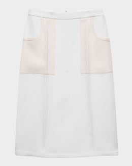 Prada Embroidered Sequined Skirt | Neiman Marcus