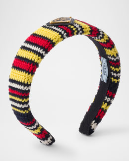 Prada Crochet Headband | Neiman Marcus